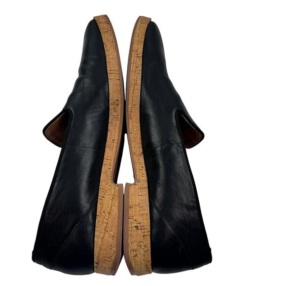 Sarto Clarissa Buttery Soft Black Leather Comfort Slip On Loafers Women's 10 - Picture 5 of 9